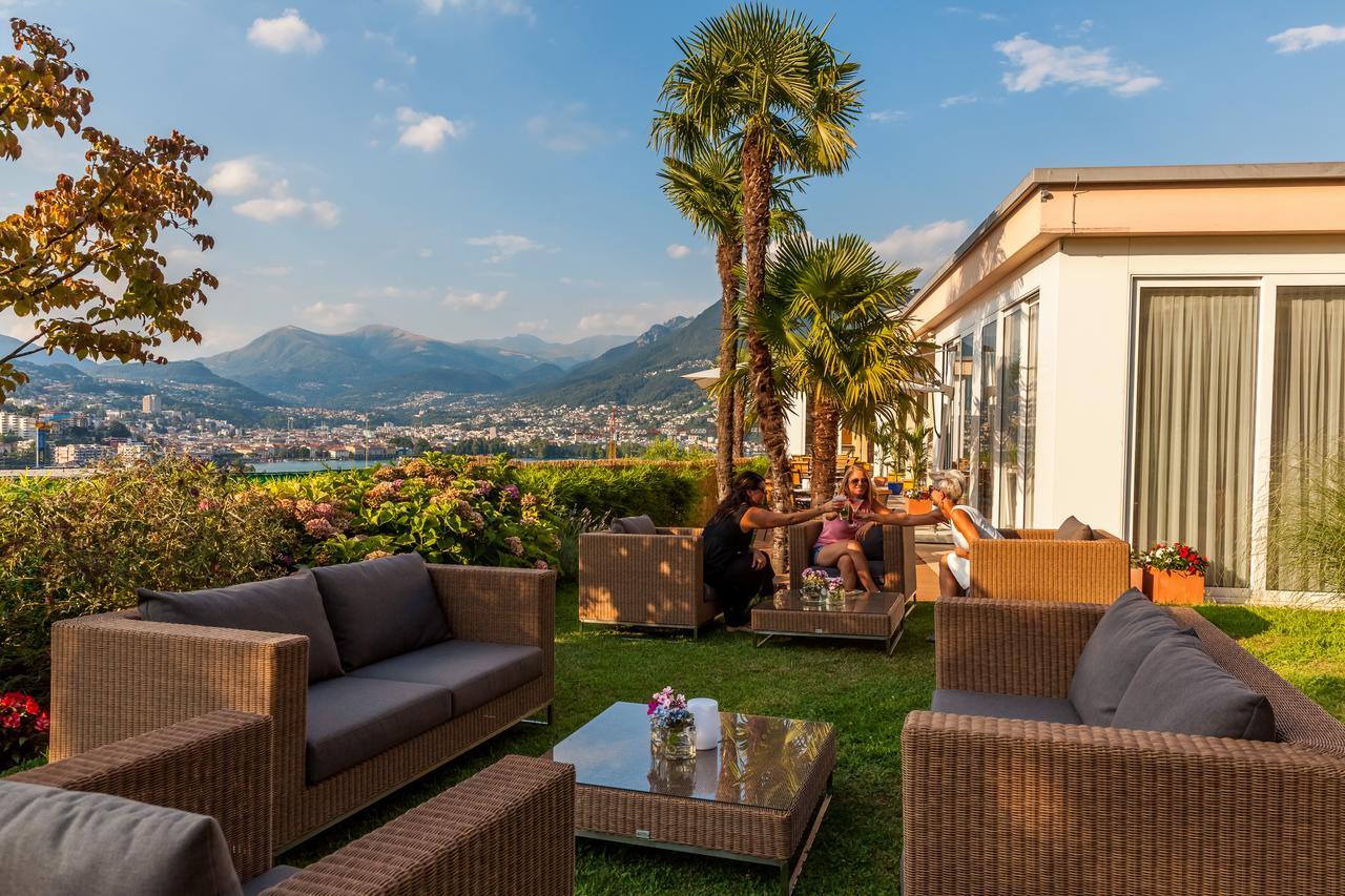 Suitenhotel Parco Paradiso Lugano Buitenkant foto